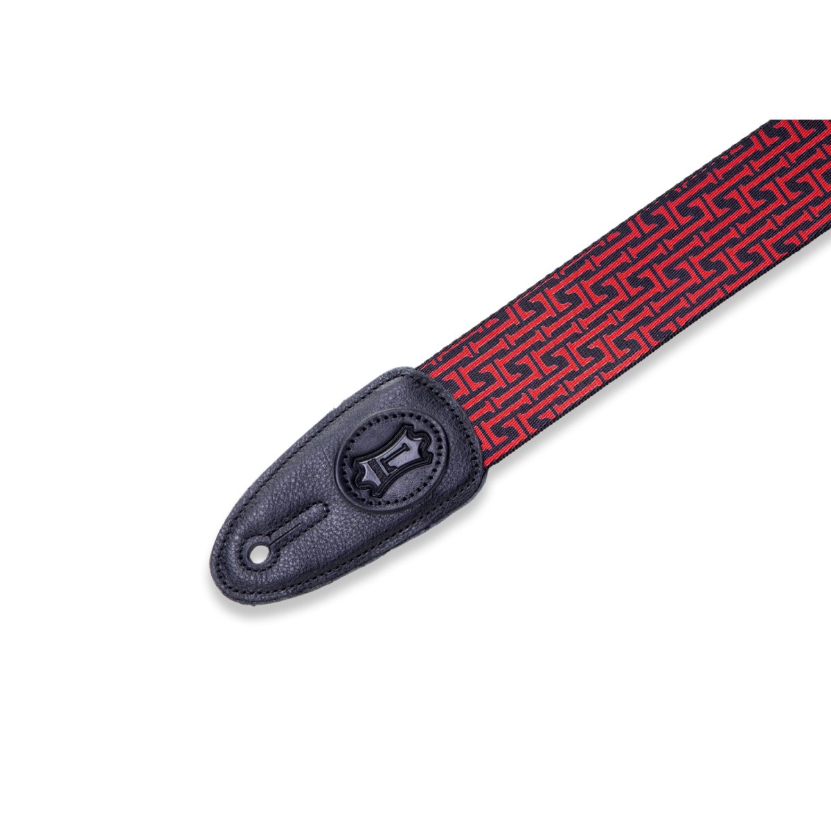 Levy's Signature L Series - Guitar Strap Black/Red – MPLL-006 Tip