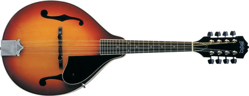 Washburn - Mandolin with Spruce Top, Maple Back and Sides, Rosewood Fretboard, and Chrome Tuners - Sunburst #M1S-A