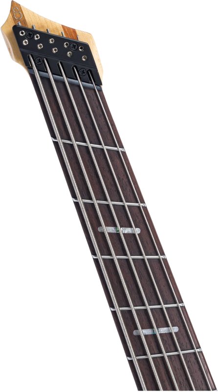 Sire - M6 Headless 5-String Bass Guitar with Marcus Heritage-3 Preamp and Gig Bag, Black swirl #M6-HDL-5-BKSWIRL
