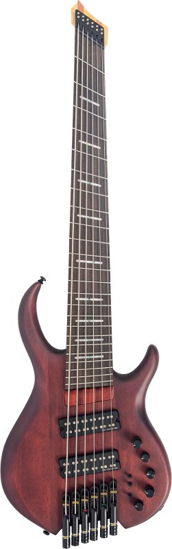 Sire - M6 Headless 6-String Bass Guitar with Marcus Heritage-3 Preamp, Mahogany Satin #M6-HDL-6-MAS