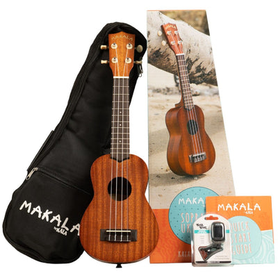 Makala - Soprano Ukulele Pack with Bag and Tuner - SPACK