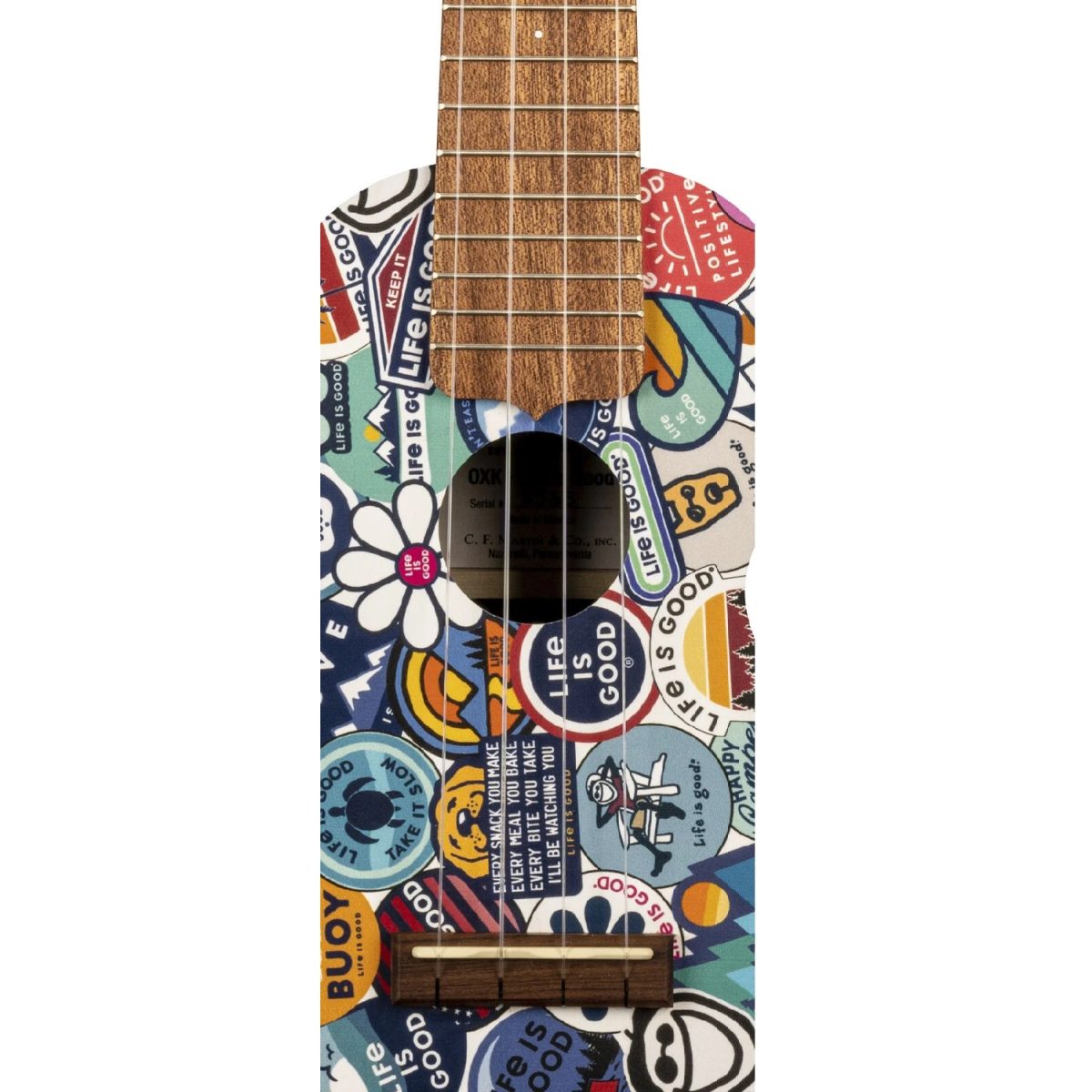 Martin - 0XK Uke Life Is Good - Soprano Ukulele Body