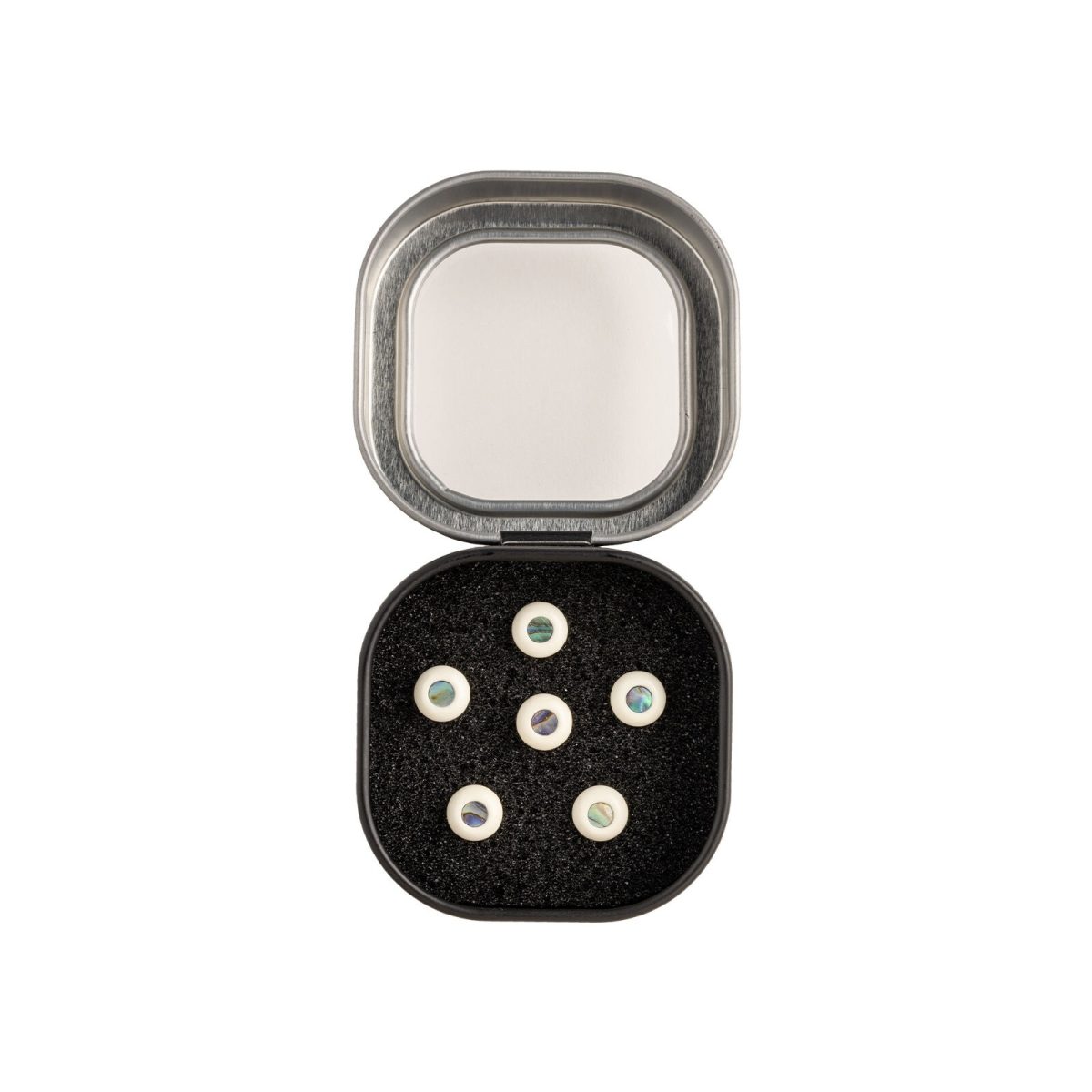 Martin - Luxe Liquidmetal Bridge Pins - Bone with Pearl #18APP0013