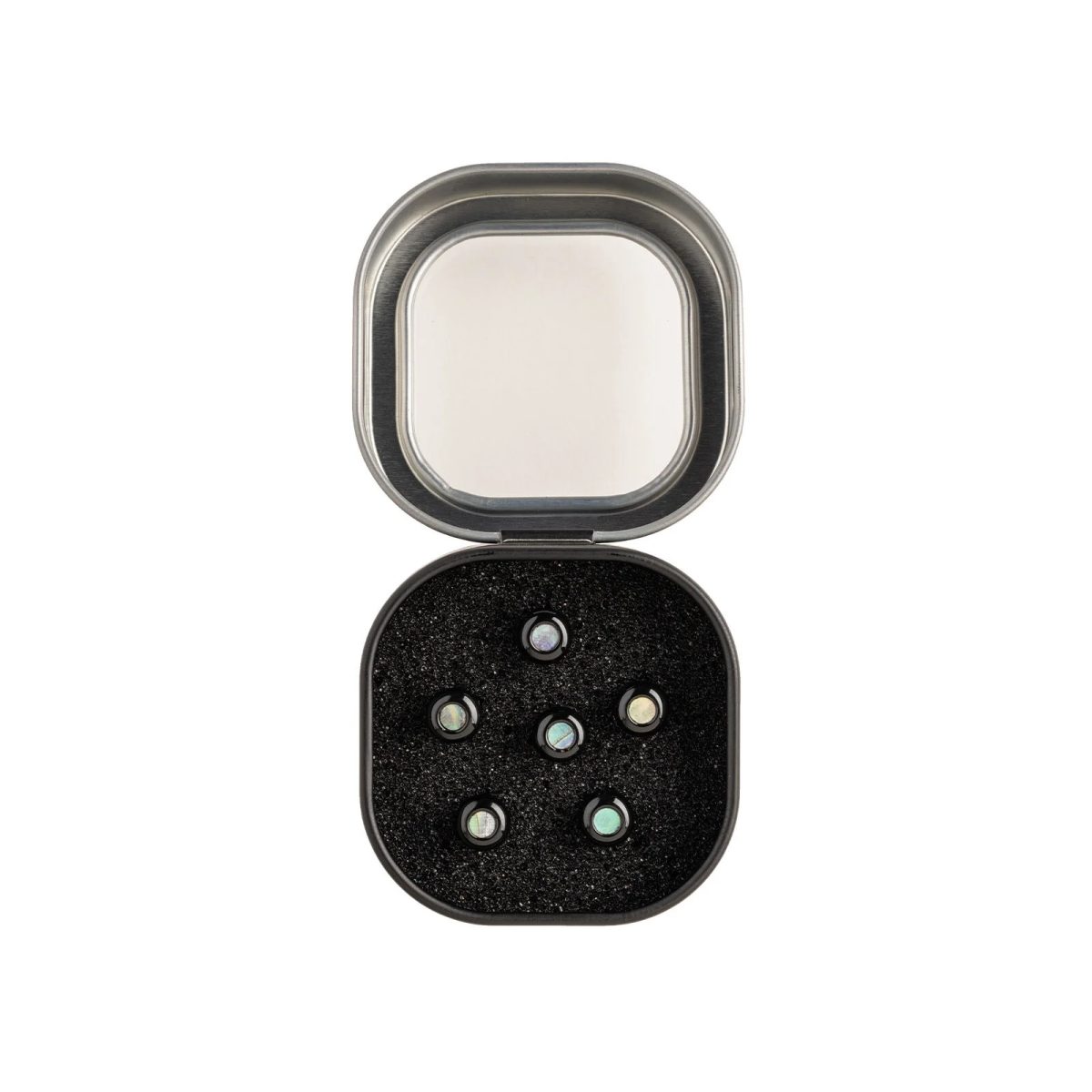 Martin - Luxe Liquidmetal Bridge Pins - Gloss Black with Pearl #18APP0015