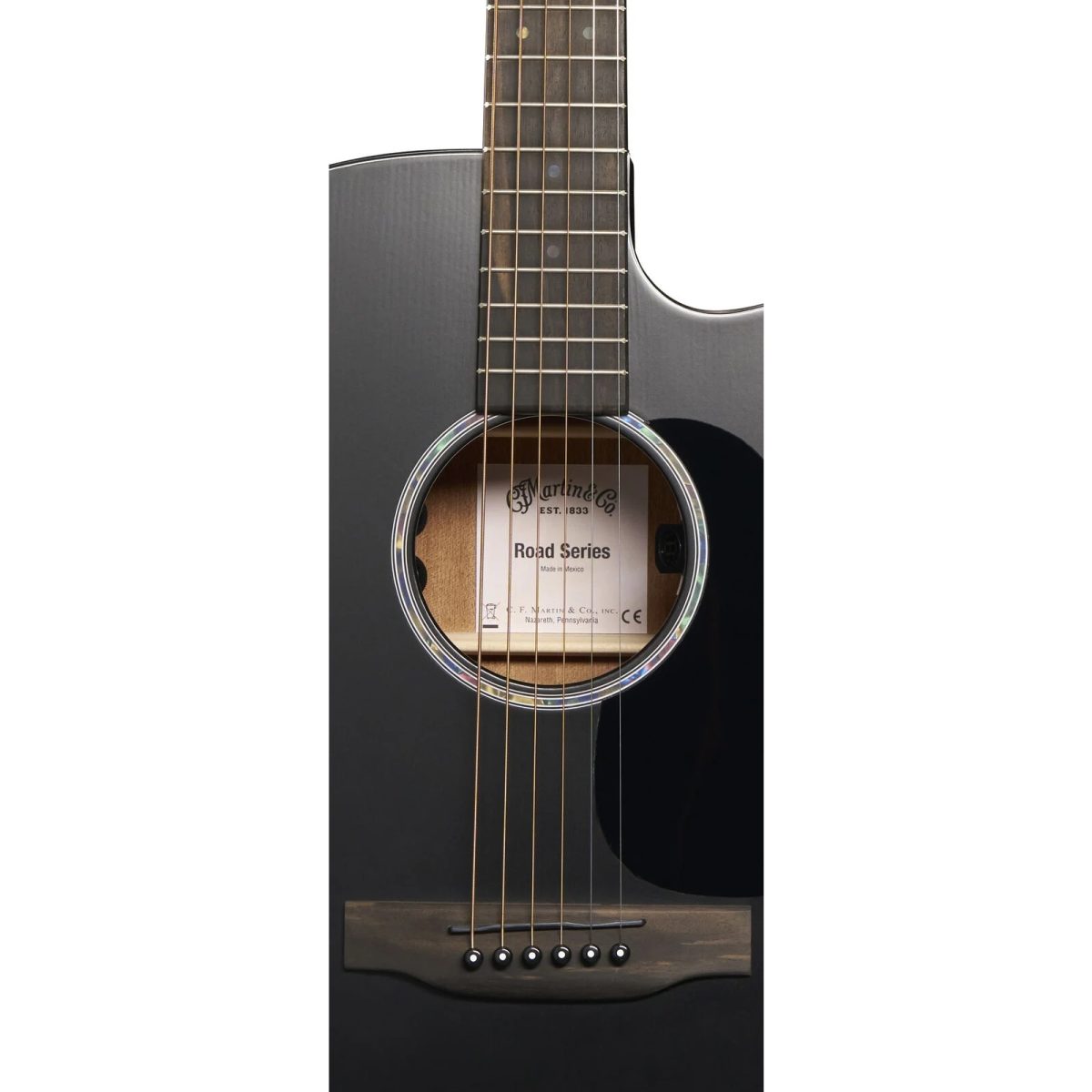 Martin - DC-10E Modern Black Road Series Acoustic Electric — 3