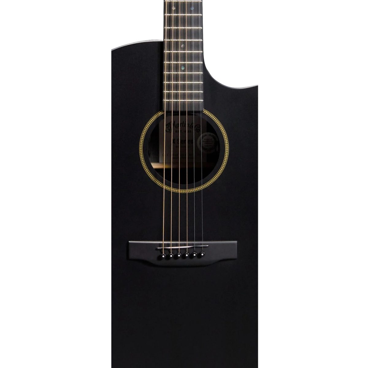 Martin - GPC-X1E Black Acoustic-Electric Guitar