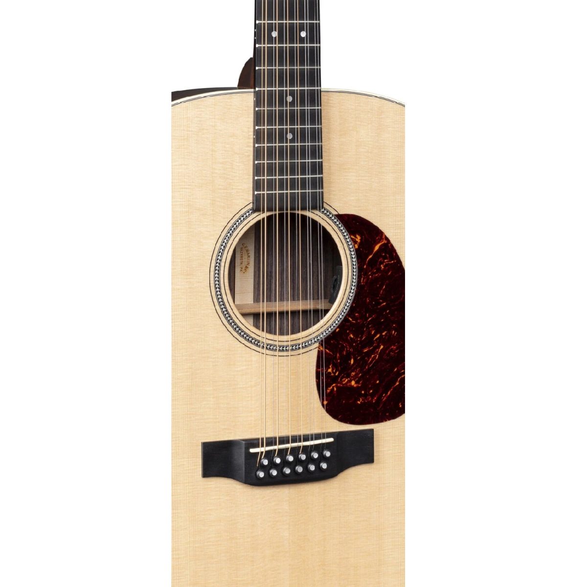 Martin - Grand J-16E 12-String Acoustic/Electric Guitar with Case Soundhole