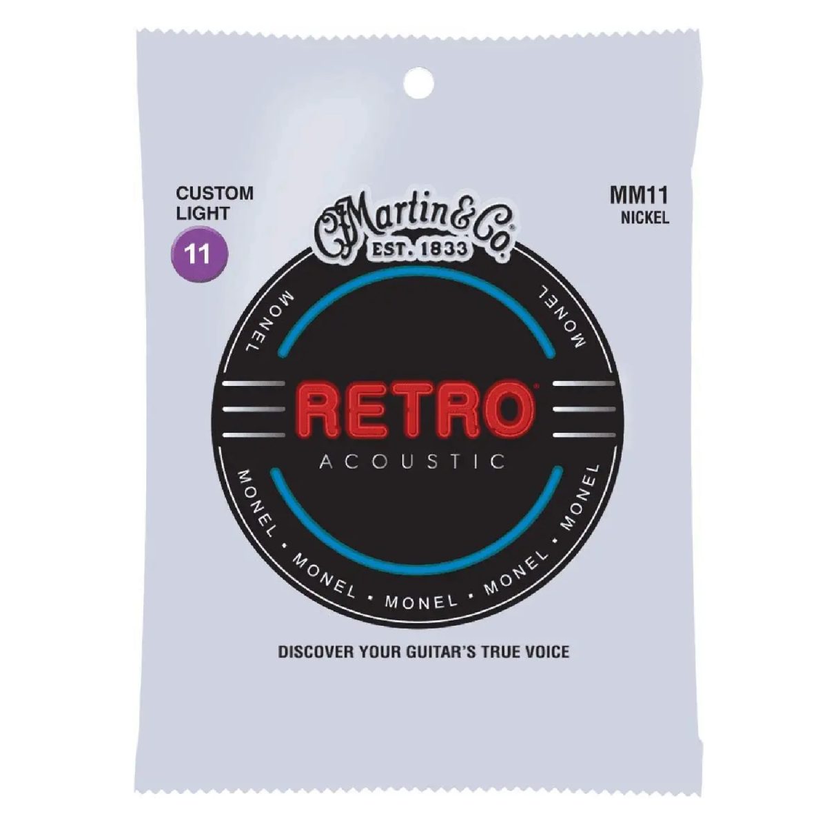 Martin - 11-52 Retro Acoustic Guitar Strings - MM11
