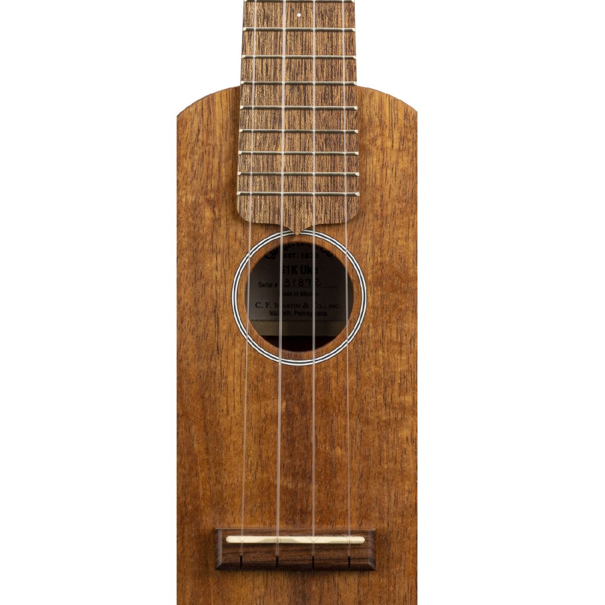 Martin - S1K Uke - Koa Soprano Ukulele Body