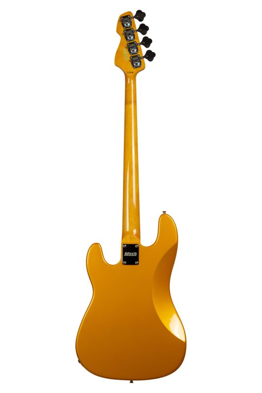 Markbass - GV 4 Gloxy 4-String Electric Bass, Metallic Yellow (Passive) #MB-GV-4-GLOXY-MY-CR-RW-P