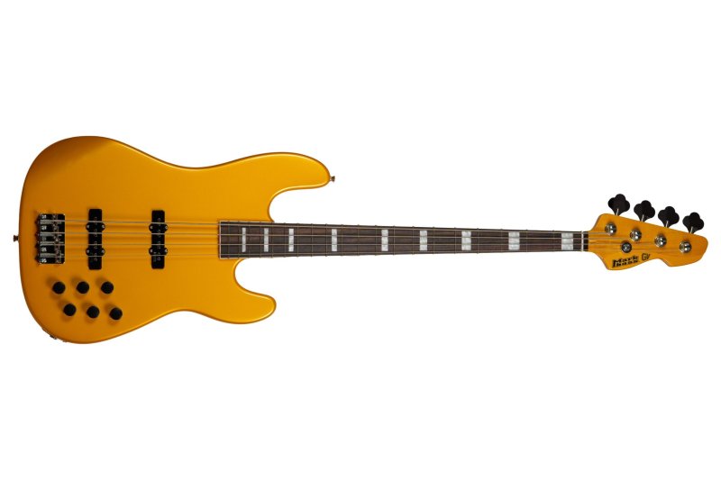Markbass - GV 4 Gloxy 4-String Electric Bass, Metallic Yellow #MB-GV-4-GLOXY-MY-CR-RW