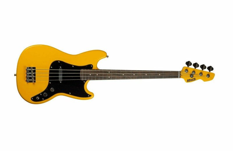 Markbass - 4-string M-Master Style 30" Scale Electric Bass With Bag, Yellow #MB-YELLOW-LITTLE-BASS