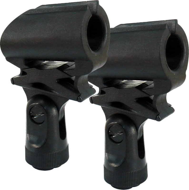 Profile - Small Condenser Anti-Vibration Rubber Microphone Clip (2-Pack) #MCH830X2