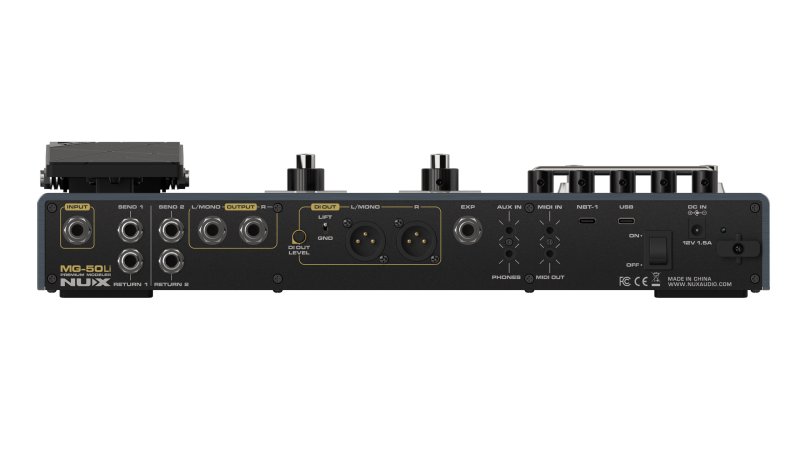 NUX - Amp Modeler and Guitar Effects Processor, Dark Blue #MG-50LI-DB