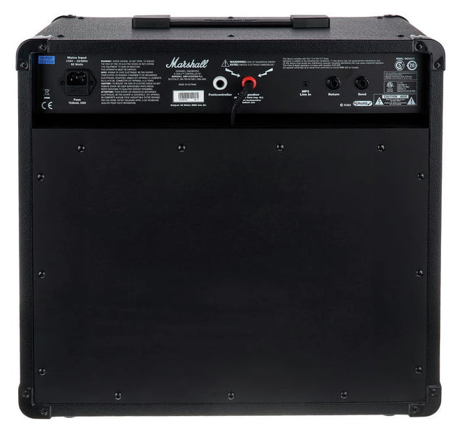 Marshall - 50-watt, 4-channel 1x12" Guitar Combo Amplifier with 3-band EQ, Digital Effects/Reverb, FX Loop #MG50GFX