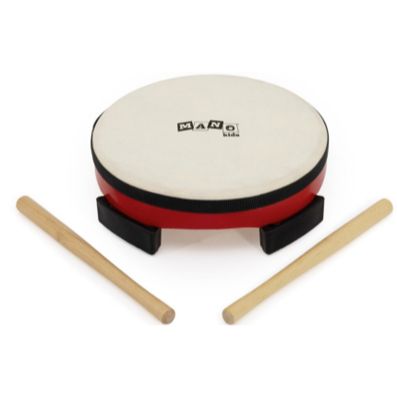 Mano Percussion - Kids Floor Drum, 8", Red #MK-FD8-RD