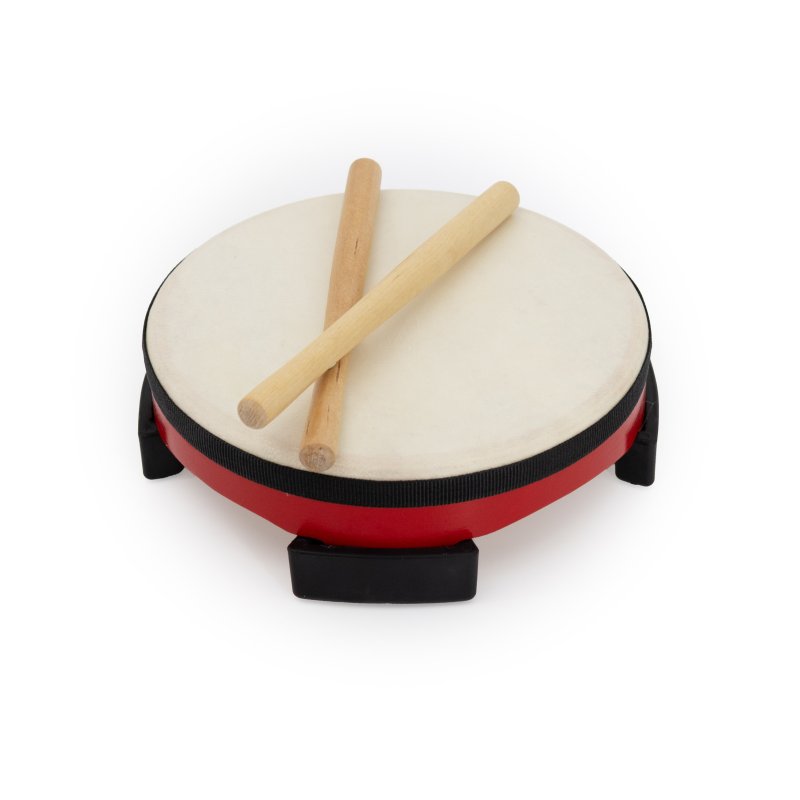 Mano Percussion - Kids Floor Drum, 8", Red #MK-FD8-RD