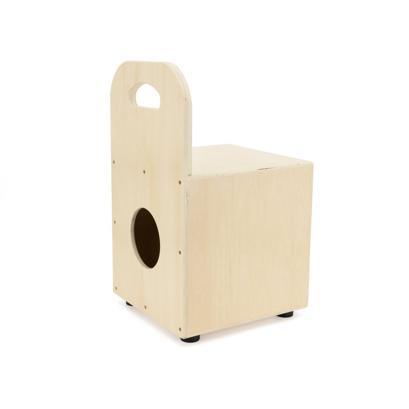 Mano Percussion - Junior Cajon with Backrest, Natural #MK-JCAJ-NT