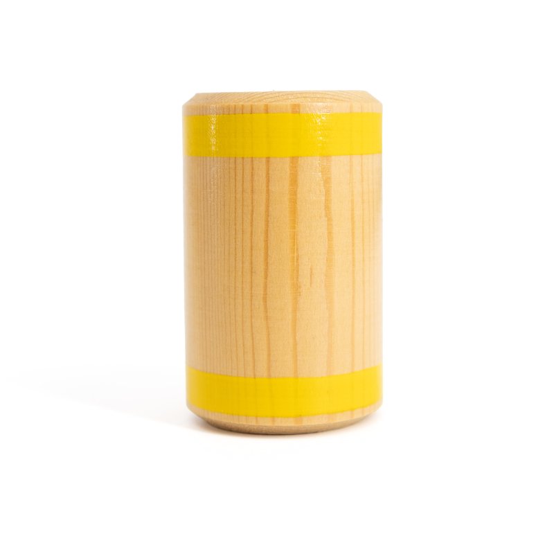 Mano Percussion - Mini Wooden Shaker 6, Yellow #MK-MWS6-YW