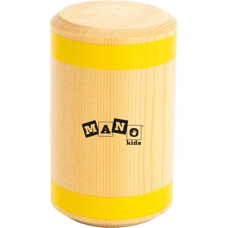 Mano Percussion - Mini Wooden Shaker 6, Yellow #MK-MWS6-YW