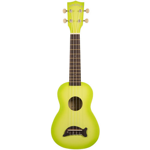 Kala - Ma Dolphin Soprano Ukulele (Green Apple Burst) #MK-SD-GRNBURST