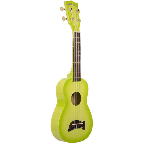Kala - Ma Dolphin Soprano Ukulele (Green Apple Burst) #MK-SD-GRNBURST