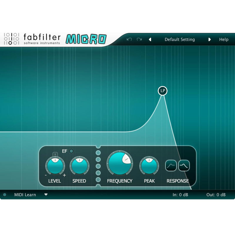 FabFilter Micro - Ultimate Lightweight Filter Plug-in