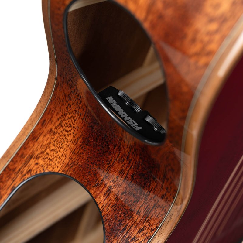 Cort - Modern Masterpiece Series Acoustic/Electric - Transparent Burgundy #MODERN-BURGUNDY-TBD-CASE