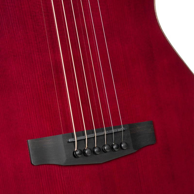 Cort - Modern Masterpiece Series Acoustic/Electric - Transparent Burgundy #MODERN-BURGUNDY-TBD-CASE