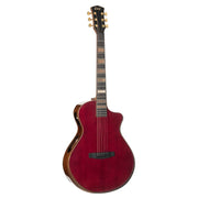Cort - Modern Masterpiece Series Acoustic/Electric - Transparent Burgundy #MODERN-BURGUNDY-TBD-CASE
