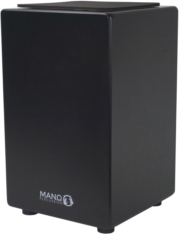 Mano Percussion - Cajon With Foam Seat Pad, Midnight Black Satin #MP-CAJ100-MBS