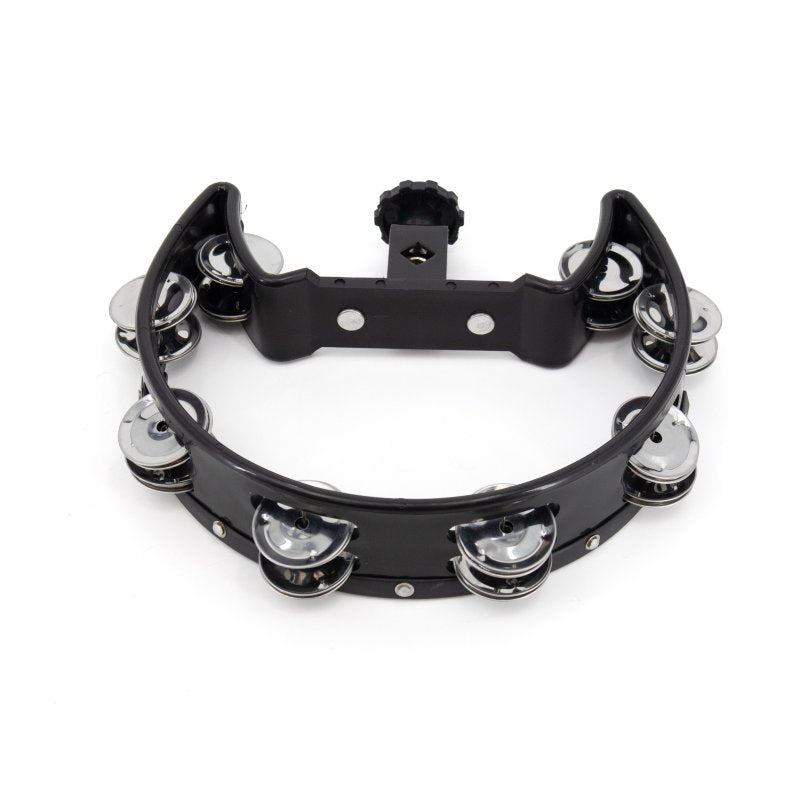 Mano Percussion - Drum Set Tambourine, Black Cutaway #MP-DC-BK