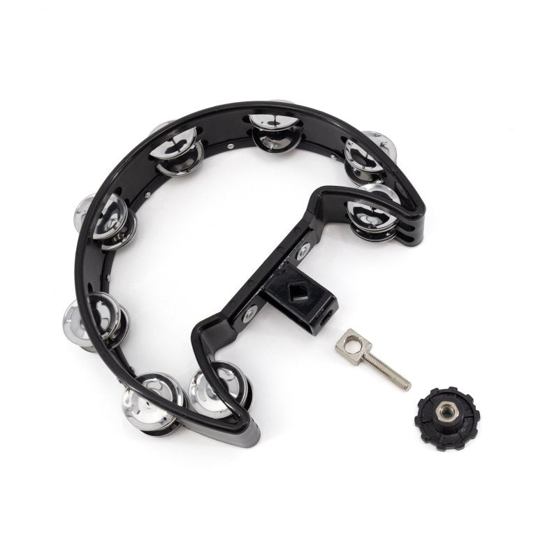 Mano Percussion - Drum Set Tambourine, Black Cutaway #MP-DC-BK