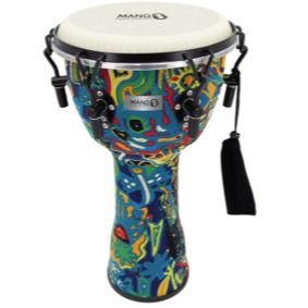 Mano Percussion - Djembe 10",Tuneable, Art design #MP-DJ10TN-AD