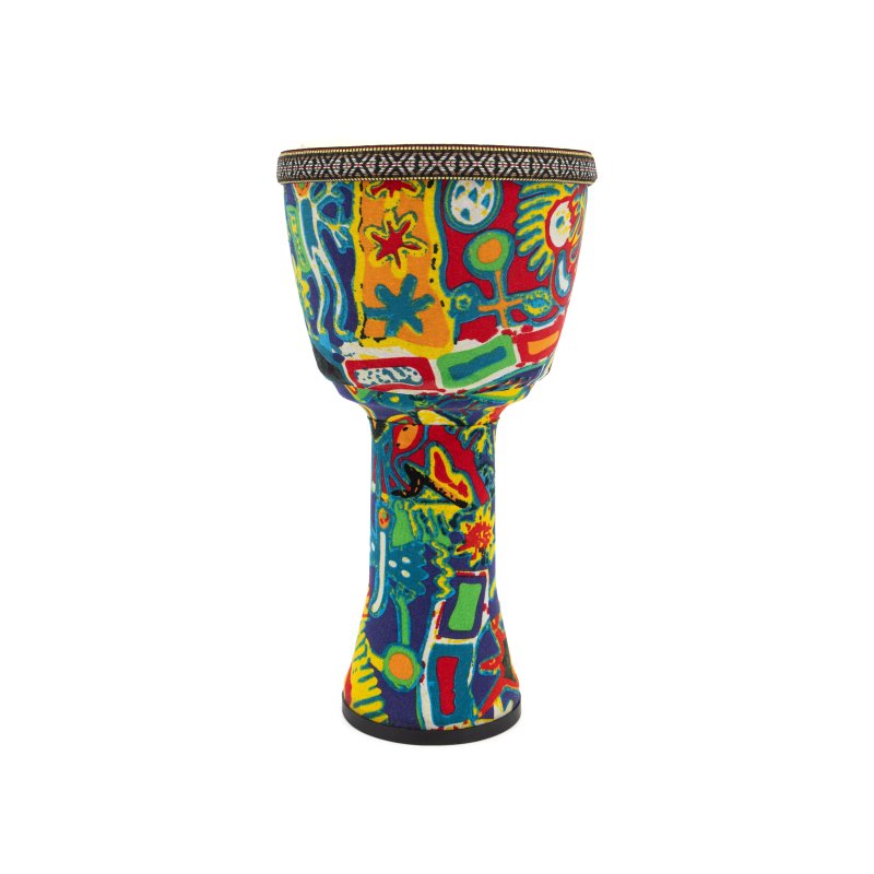 Mano Percussion - Djembe 8" , Pre-Tuned, Art design #MP-DJ8PT-AD
