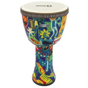 Mano Percussion - Djembe 8" , Pre-Tuned, Art design #MP-DJ8PT-AD