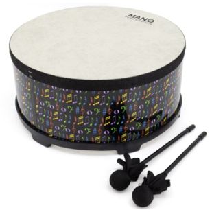 Mano Percussion - Jr. Floor Drum 16" with mallets, Music Theme #MP-JFD16
