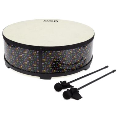 Mano Percussion - Jr. Floor Drum 22" with mallets, Music Theme #MP-JFD22