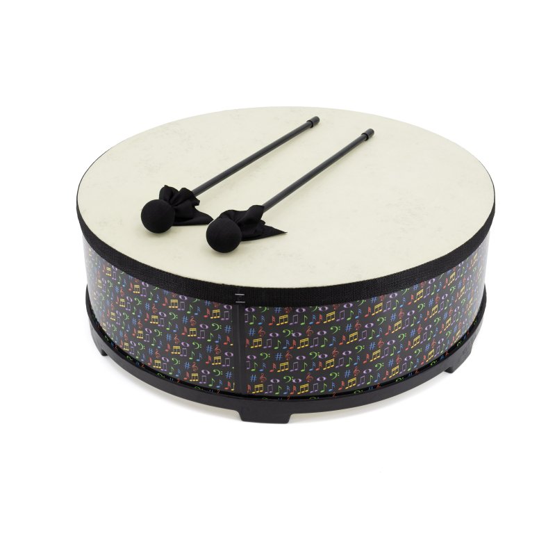 Mano Percussion - Jr. Floor Drum 22" with mallets, Music Theme #MP-JFD22