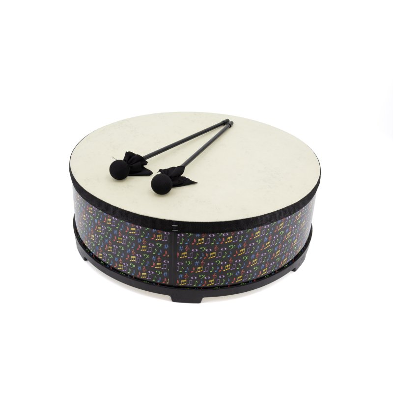Mano Percussion - Jr. Floor Drum 22" with mallets, Music Theme #MP-JFD22