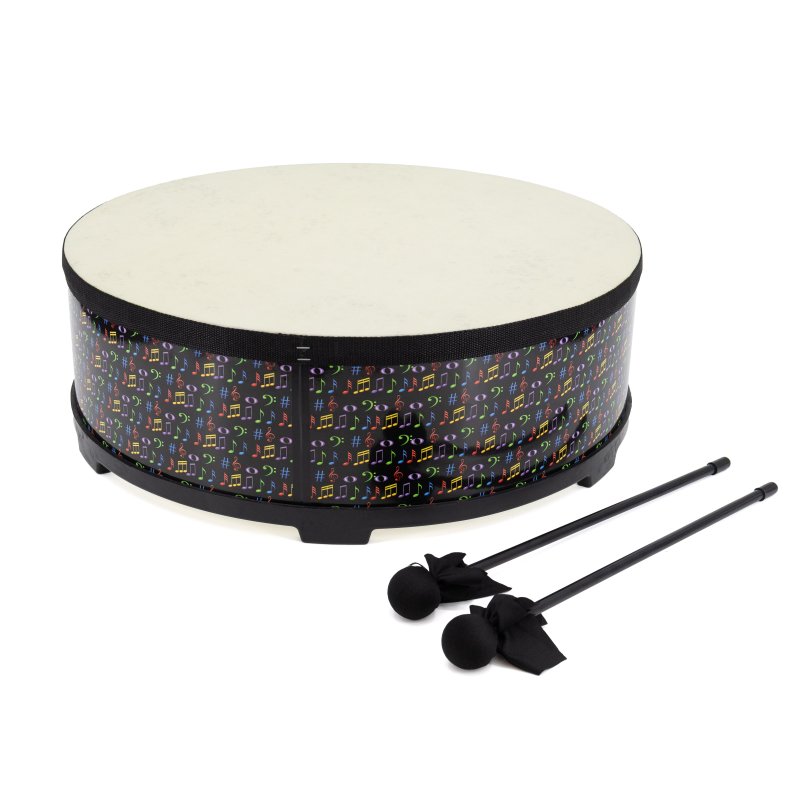 Mano Percussion - Jr. Floor Drum 22" with mallets, Music Theme #MP-JFD22