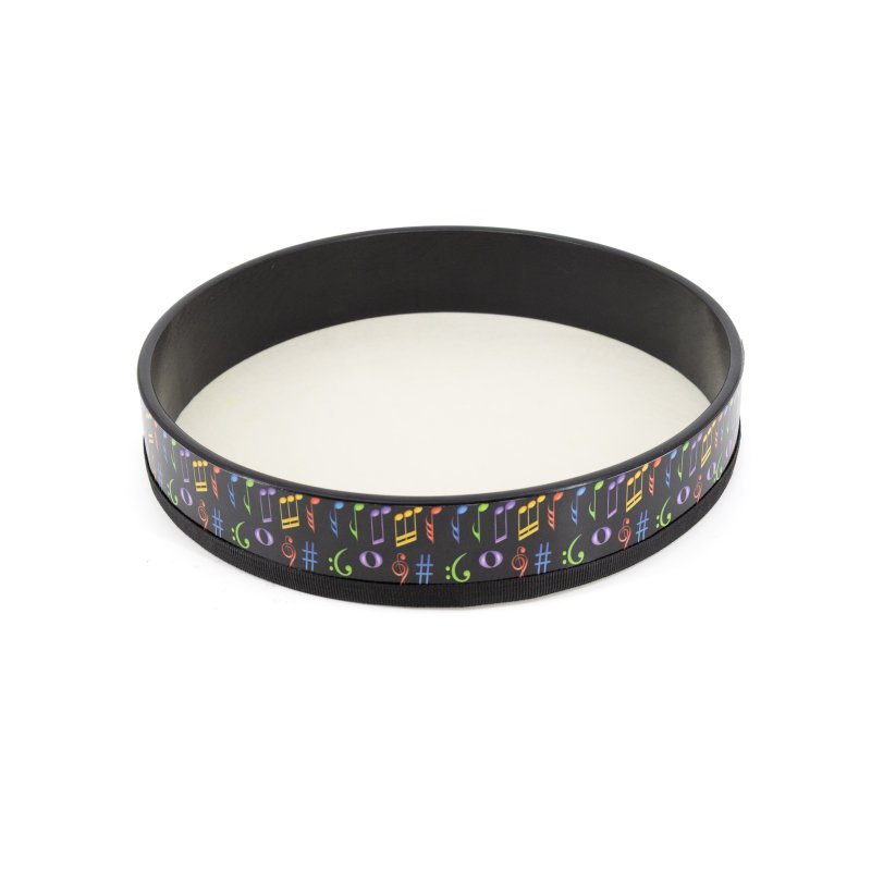 Mano Percussion - Hand Drum 12" with Mallet, Music Theme #MP-JHD12-MT