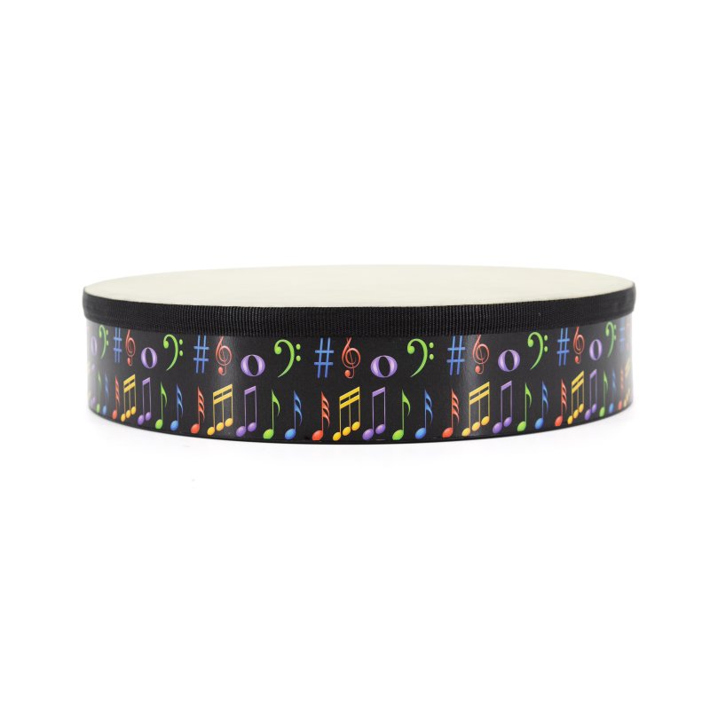 Mano Percussion - Hand Drum 12" with Mallet, Music Theme #MP-JHD12-MT