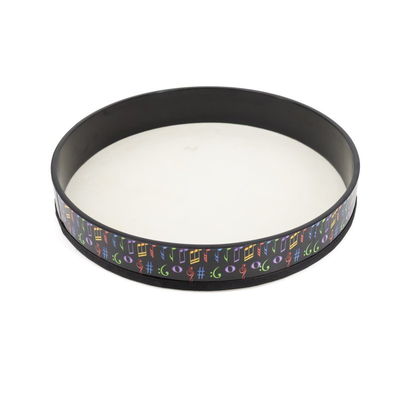 Mano Percussion - Hand Drum 14" with Mallet, Music Theme #MP-JHD14-MT