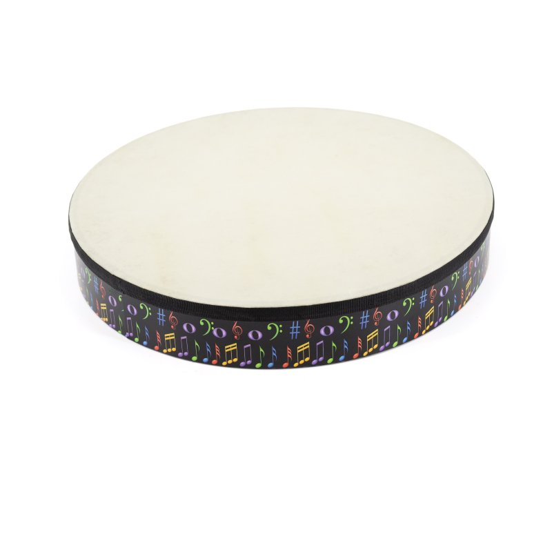 Mano Percussion - Hand Drum 14" with Mallet, Music Theme #MP-JHD14-MT