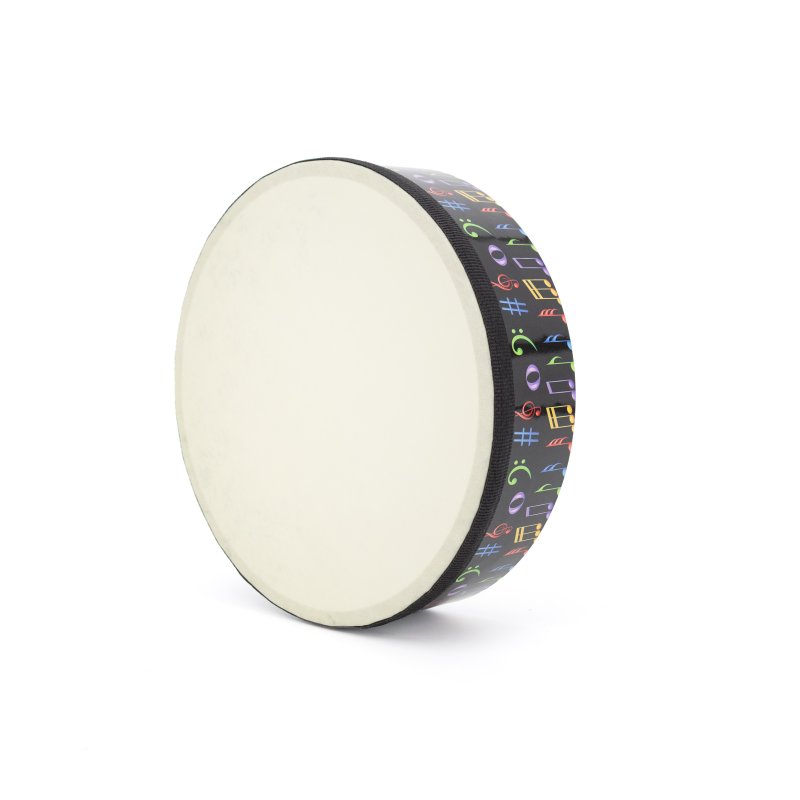 Mano Percussion - Hand Drum 8" with Mallet, Music Theme #MP-JHD8-MT
