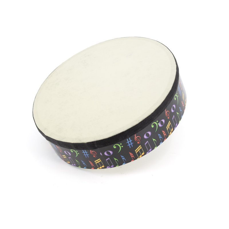 Mano Percussion - Hand Drum 8" with Mallet, Music Theme #MP-JHD8-MT