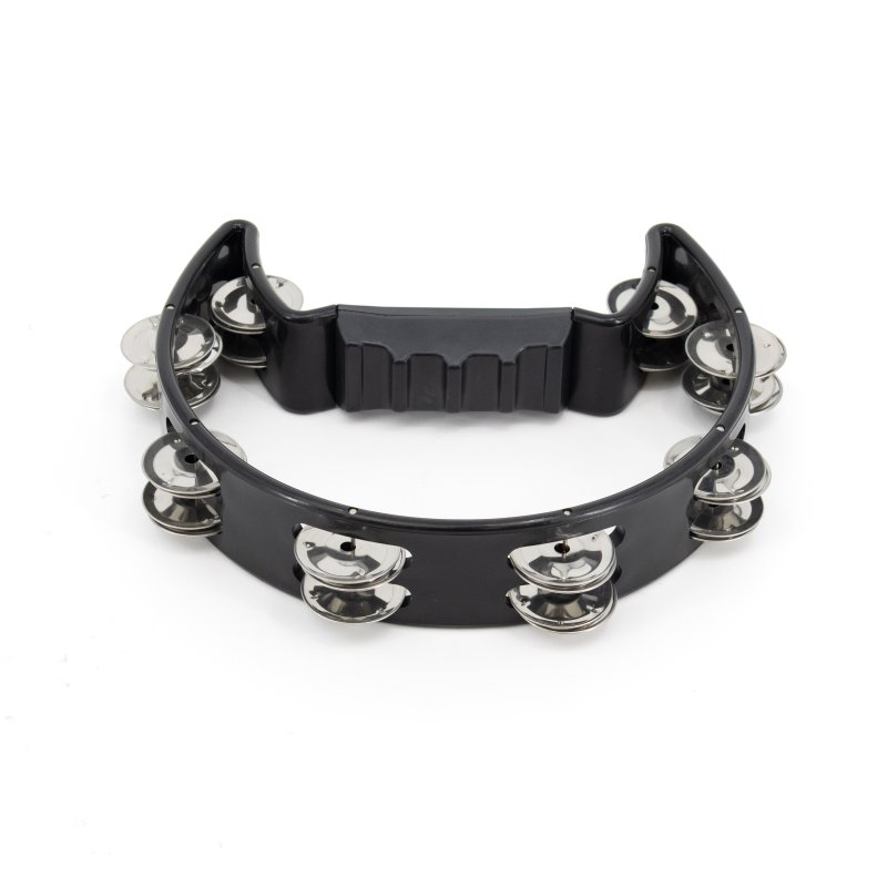 Mano Percussion - Black Cutaway Tambourine #MP-TC-BK