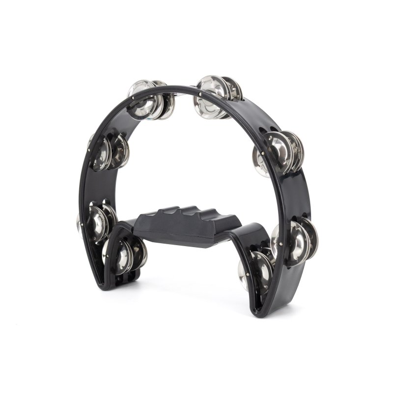 Mano Percussion - Black Cutaway Tambourine #MP-TC-BK