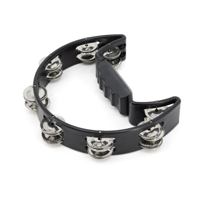 Mano Percussion - Black Cutaway Tambourine #MP-TC-BK